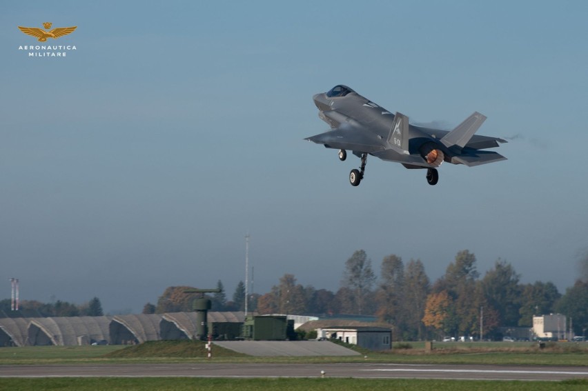 Włosi z F-35 odlecieli z Malborka, ale wkrótce tu wrócą. Będą kontynuowali misję ochrony nieba na wschodzie NATO