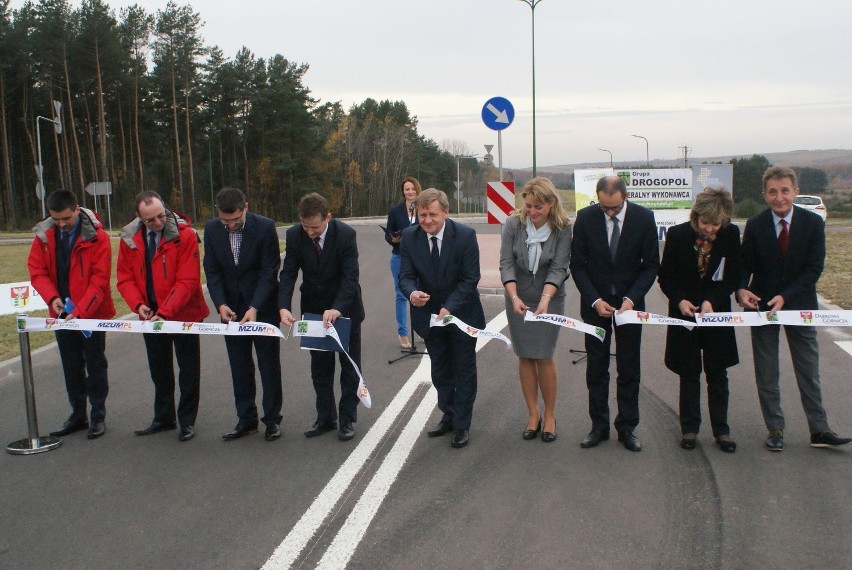 Uroczyste otwarcie nowej drogi do terenów inwestycyjnych w...