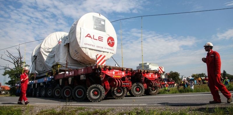 Transport turbiny do Stalowej Woli