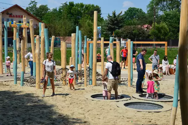 Kraina Zabaw stworzona w Parku Miejskim w Niepołomicach bije rekordy popularności. Zapowiedziano już, że oryginalny plac zabaw będzie rozbudowywany
