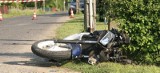 Wypadek motocyklisty w Nisku (zdjęcia)