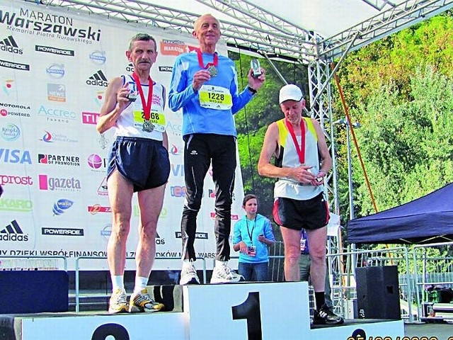 W maratonie warszawskim Ryszard Ropiak zajął II m. w kategorii do 70 lat