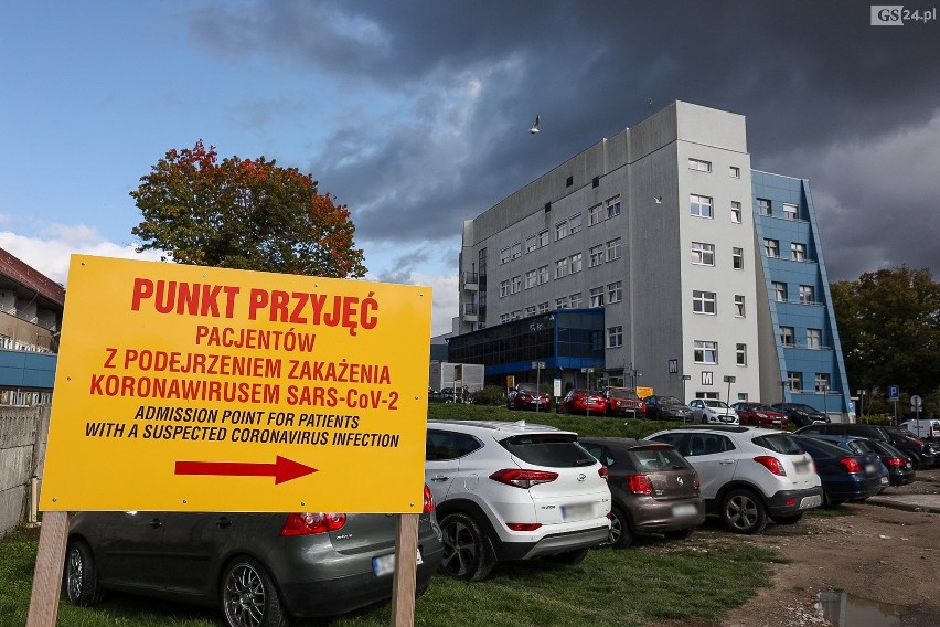 Szpital przy ul. Arkońskiej w Szczecinie.