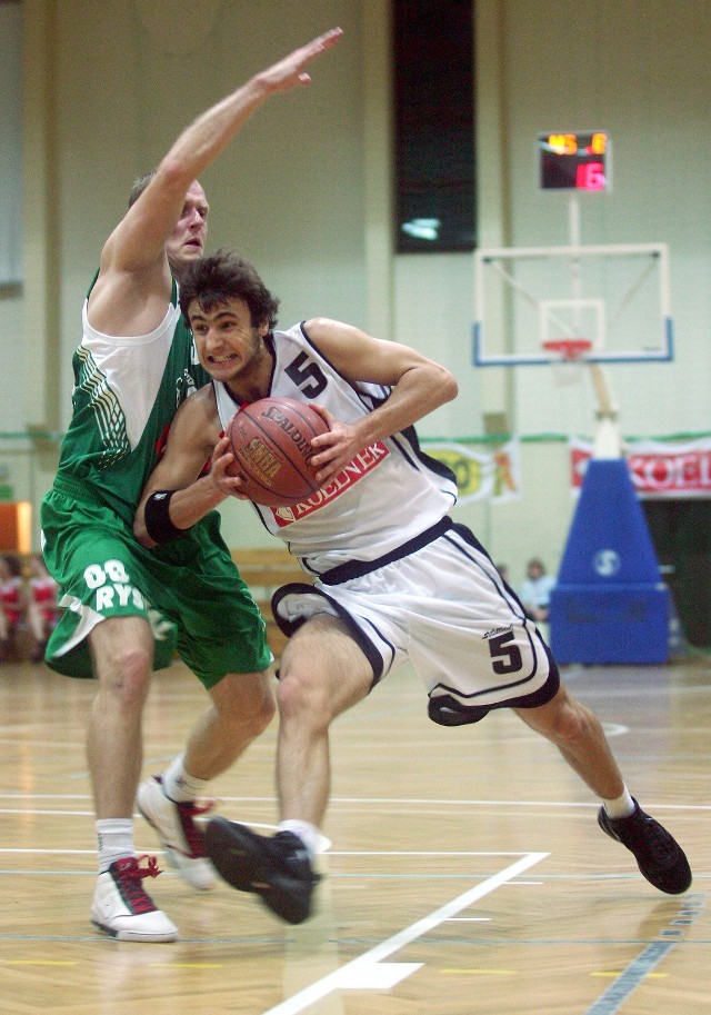 Jakub Koelner (z piłką) jeszcze w barwach WKK Wrocław