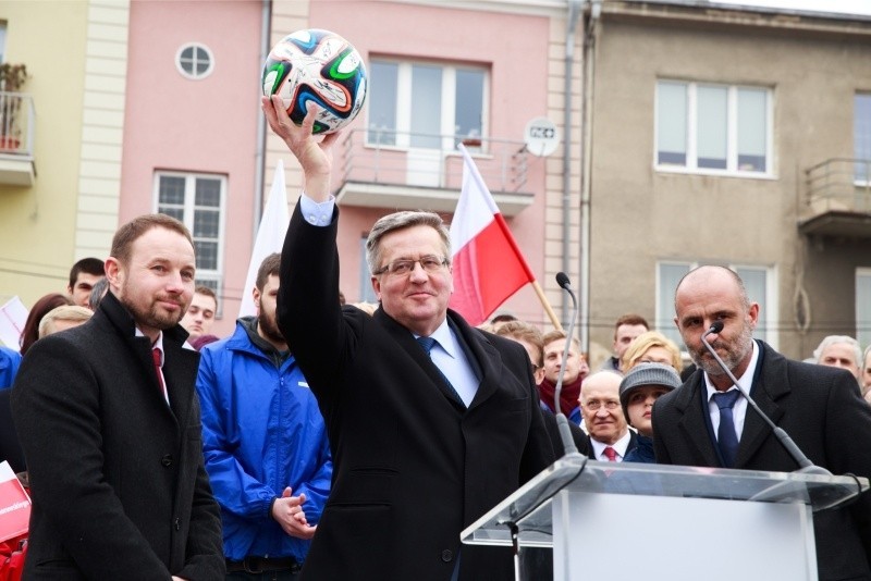 Prezydent Bronisław Komorowski w Białymstoku. Spotkanie z mieszkańcami (zdjęcia, wideo)