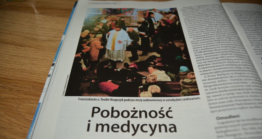 W "Polityce" zdjęcie z Ostrołęki. Jest też o mszach z modlitwą o uzdrowienie z ojcem Teodorem Knapczykiem w ostrołęckim sanktuarium