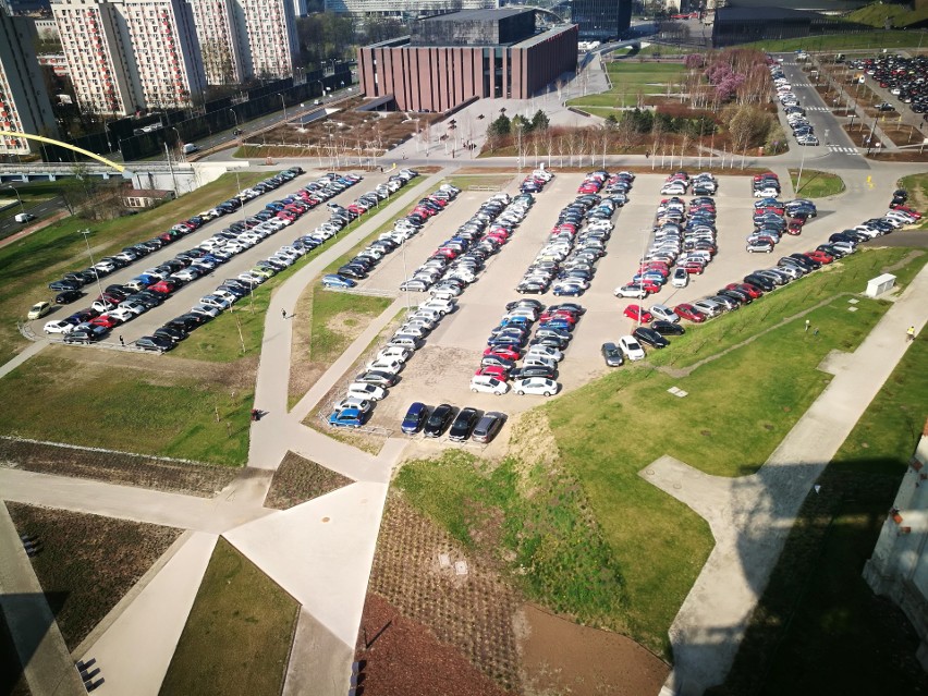 Tak wygląda obecnie parking w strefie kultury w Katowicach