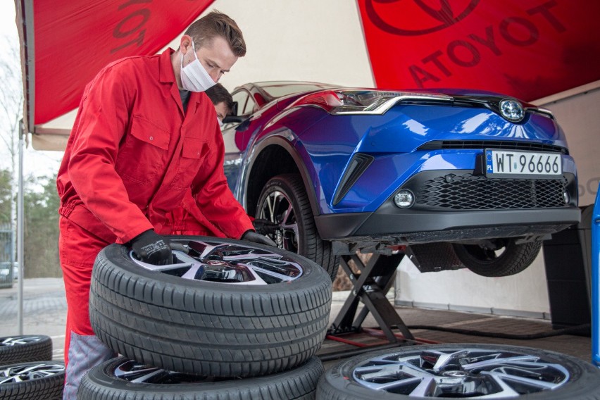 Tak wygląda pitstop Toyoty.