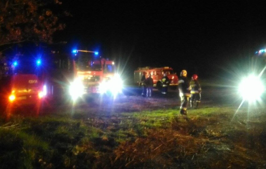 Pożar w miejscowości pod Goleniowem. 5 zastępów straży jest na miejscu