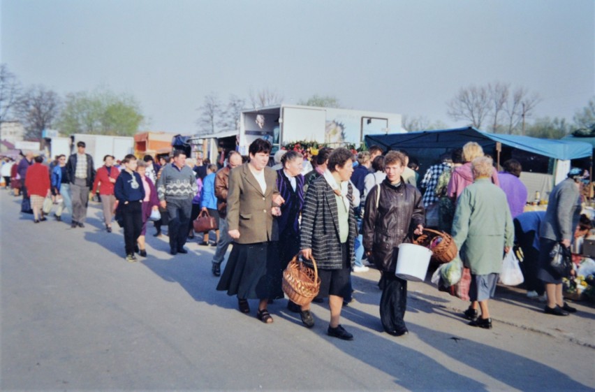 Proszowice 20 lat temu (cz. 1). Targowisko miejskie