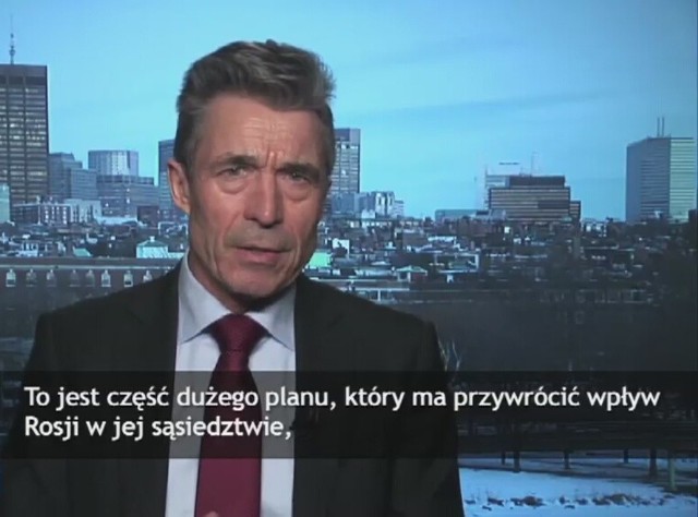 Były szef NATO: Rosja chce słabych sąsiadów, by budować potęgę na wzór ZSRR