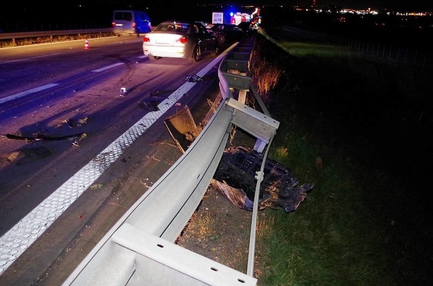 Do wypadku doszło na 96. kilometrze autostrady A4