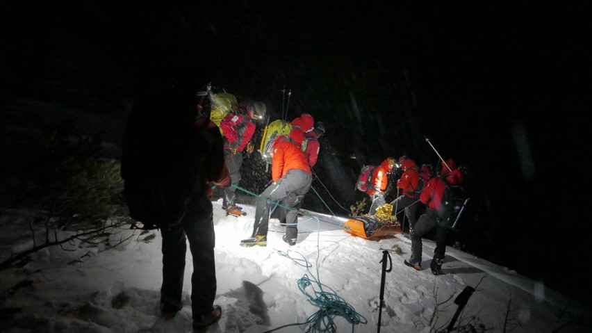 Akcja ratunkowa pod Szpiglasową Przełęczą