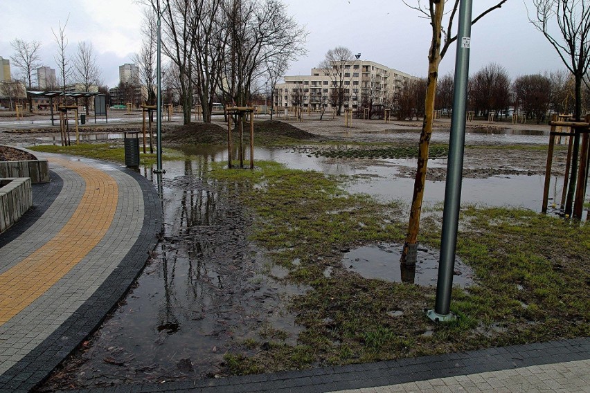 Wystarczą niezbyt intensywne opady deszczu, by w Parku...