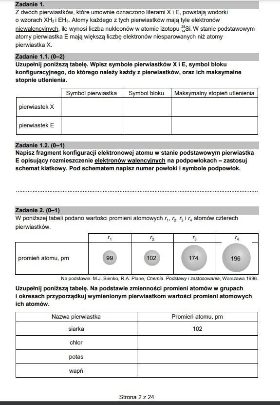 Matura 2022. Chemia - rozszerzona. Arkusze CKE, pytania,...