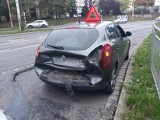 Wypadek na placu Staszica. Zderzenie dwóch aut i utrudniony przejazd (ZDJĘCIA)
