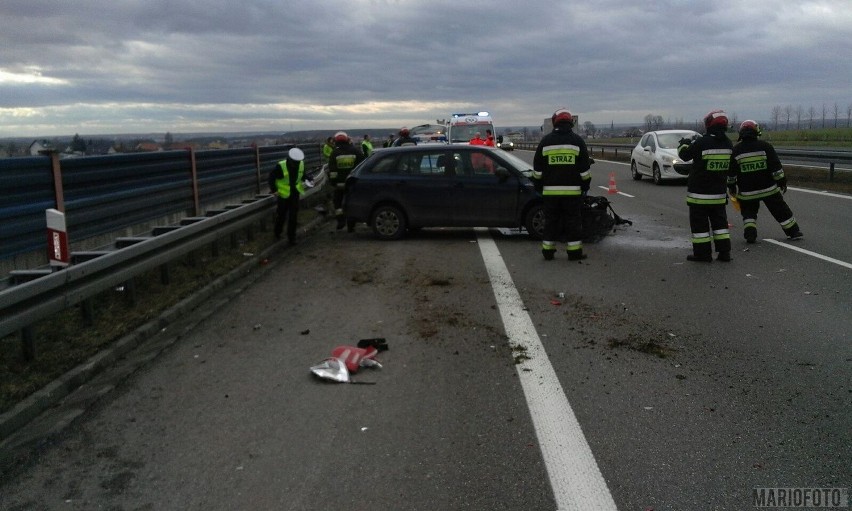 Do zderzenia doszło na 255. km. autostrady A4 w kierunku...