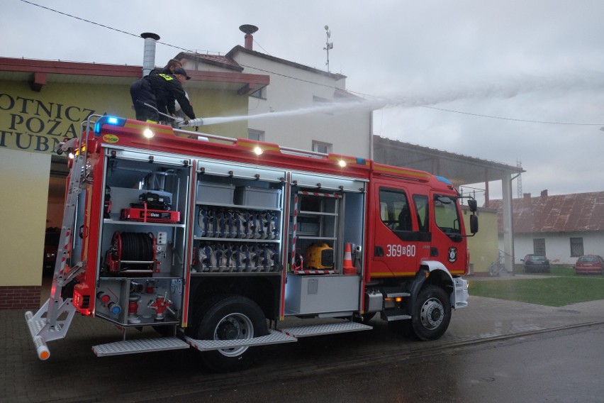 Strażacy z Ochotniczej Straży Pożarnej w Stubnie przywitali...