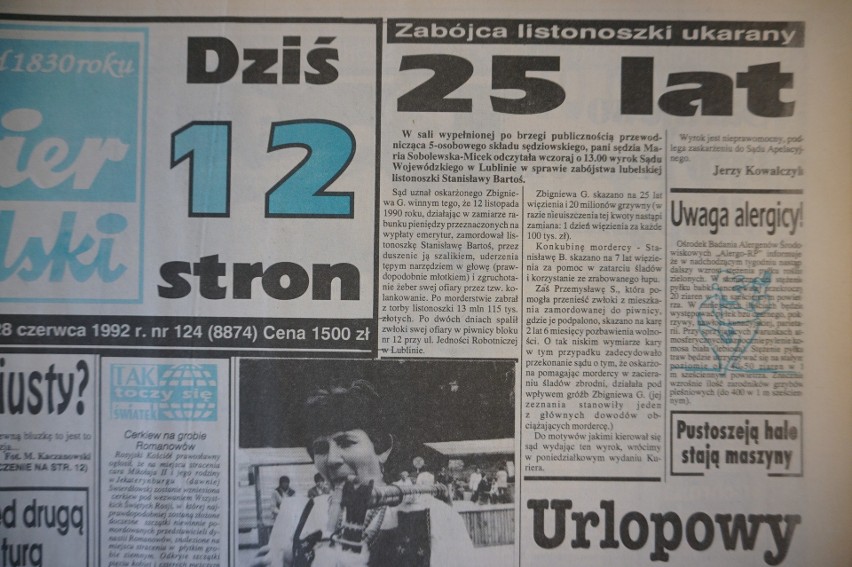 "Kurier Lubelski" z 1992 roku