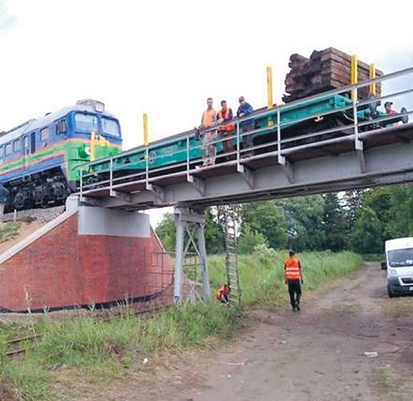 W ramach modernizacji linii wyremontowano Goleniów-Kołobrzeg wyremontowano kolejowy wiadukt w Gryficach.