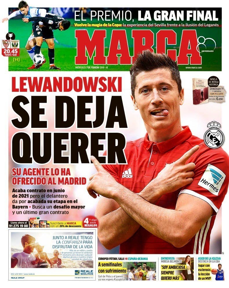 Transfery. Robert Lewandowski zaoferowany Realowi Madryt. "Szuka ostatniego wyzwania"