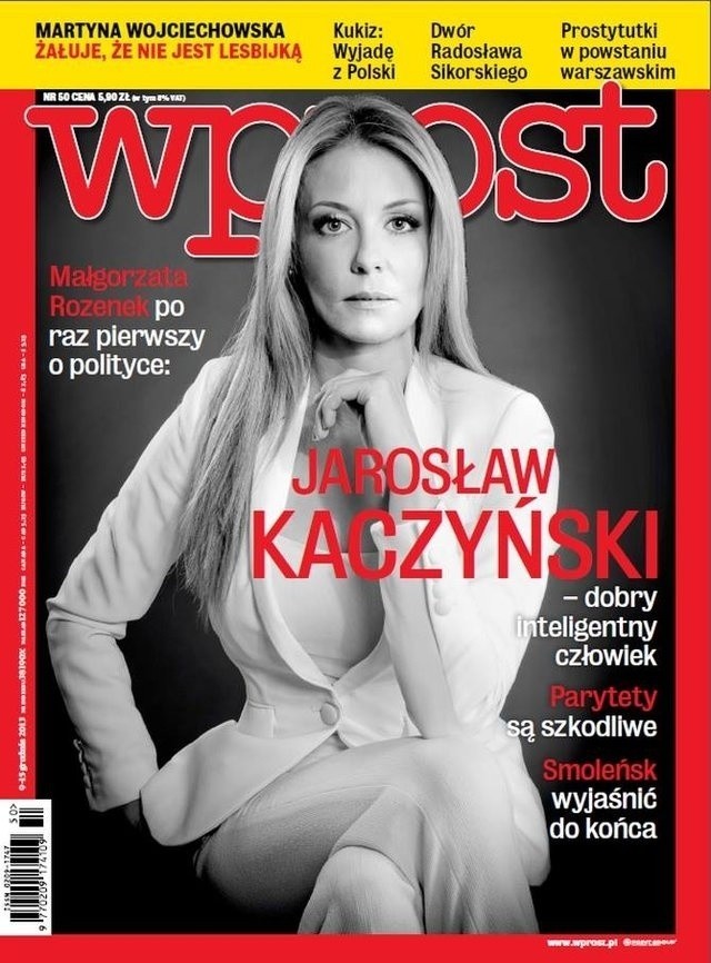 Małgorzata Rozenek: Jarosław Kaczyński to ciepły, dobry człowiek. Bardzo lubiłam też jego brata