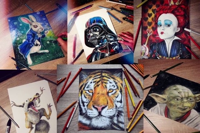 Aldona Michałowska z Zambrowa pięknie rysuje. Tysiące ludzi podziwia jej prace na Instagramie