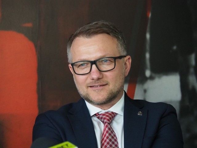 Prezes ŁKS Tomasz Salski