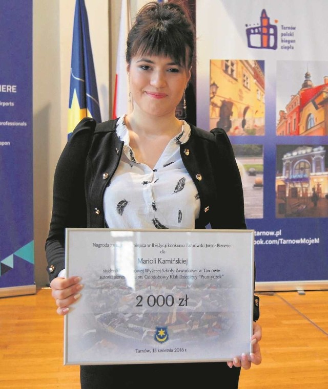 Mariola Kamińska, zwyciężczyni konkursu Tarnowski Junior Biznesu, zainwestuje nagrodę finansową w swój dalszy rozwój.
