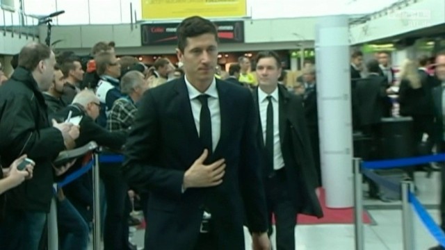 Robert Lewandowski z Borussi Dortmund.