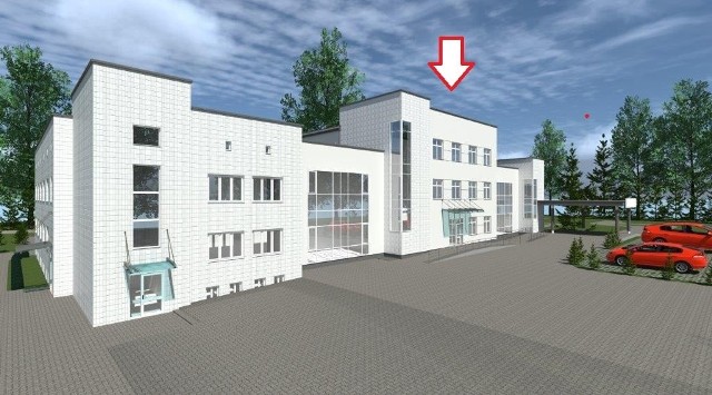 Tak ma wyglądać nowy pawilon szpitala w Pionkach.