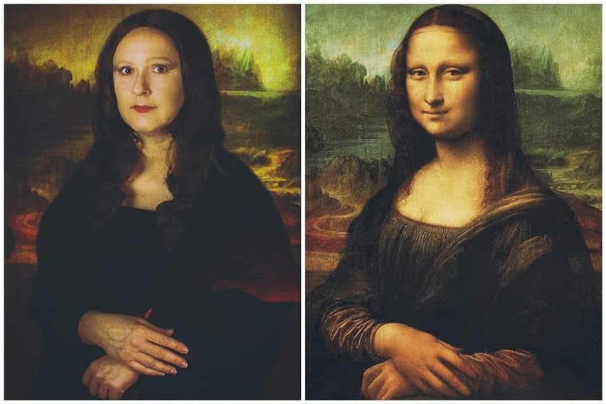 Mona Lisa po szczecińsku? Czemu nie! Siostry ze Szczecina odtwarzają znane obrazy