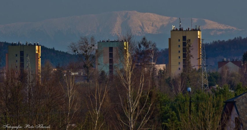 Babia Góra nad Osiedlem Północ w Chrzanowie