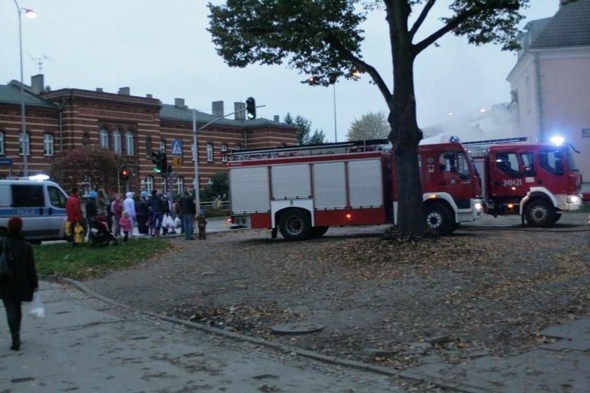 Pożar w budynku przy ul. Lutosławskiego