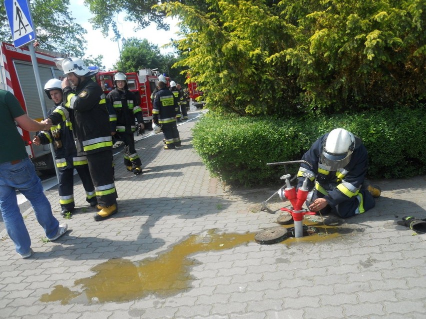 Pożar w hotelu Amazonka w Ciechocinku