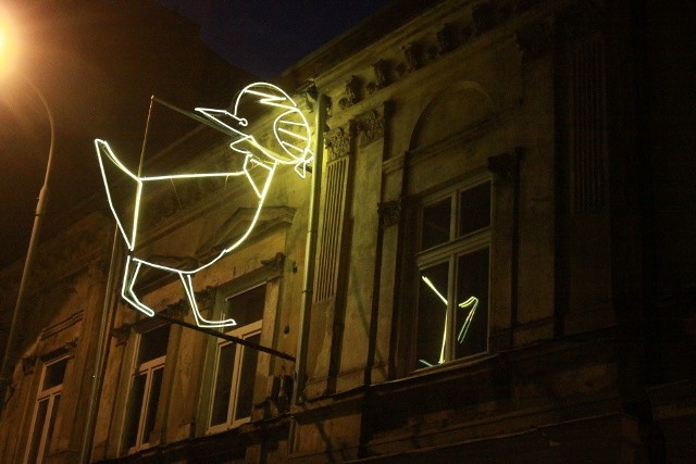 "Gąska Balbinka" pochodzi z lat 70. minionego wieku i jest jednym z ostatnich neonów, z których Łódź była kiedyś słynna