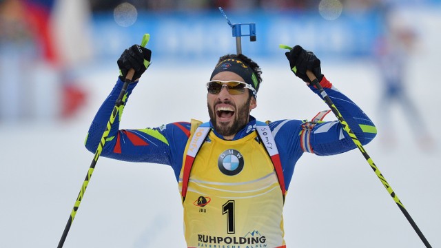 Martin Fourcade - dzisiejszy zwycięzca w Ruhpolding