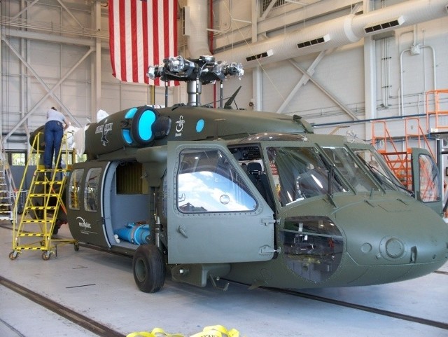 Pierwszy zbudowany w Mielcu śmigłowiec S-70i BLACK HAWK. Fot. Archiwum.