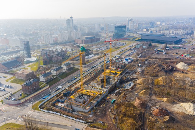 Budowa Pierwszej Dzielnicy w Katowicach