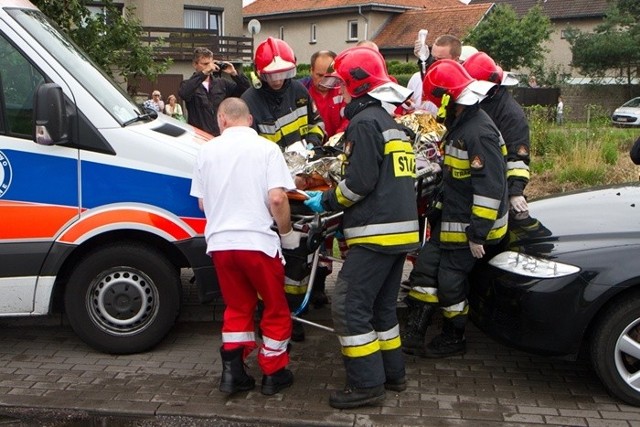 Wypadek w Kołobrzegu.