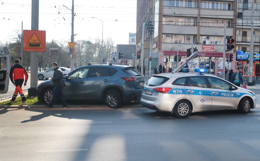 Wypadek na Placu Rodła w Szczecinie