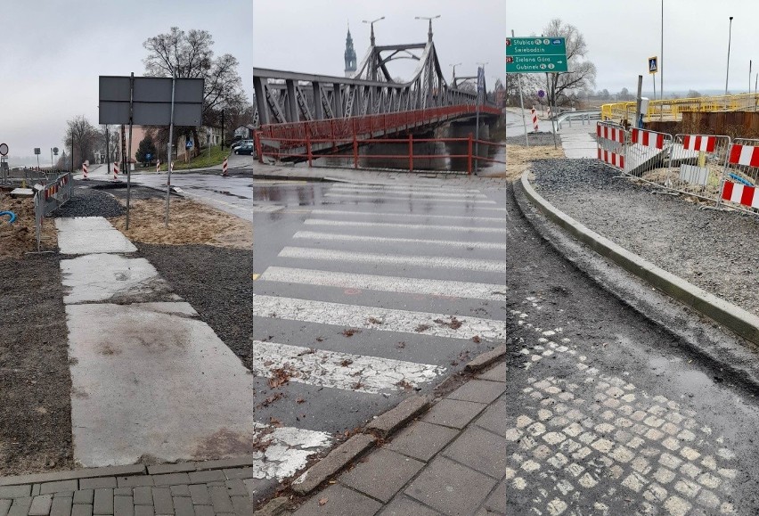 Most tymczasowy w Krośnie Odrzańskim nie jest przystosowany...