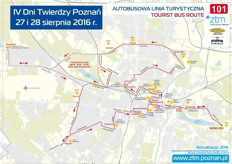 Dni Twierdzy Poznań 2016: Obiekty po raz kolejny połączy forteczna linia autobusowa