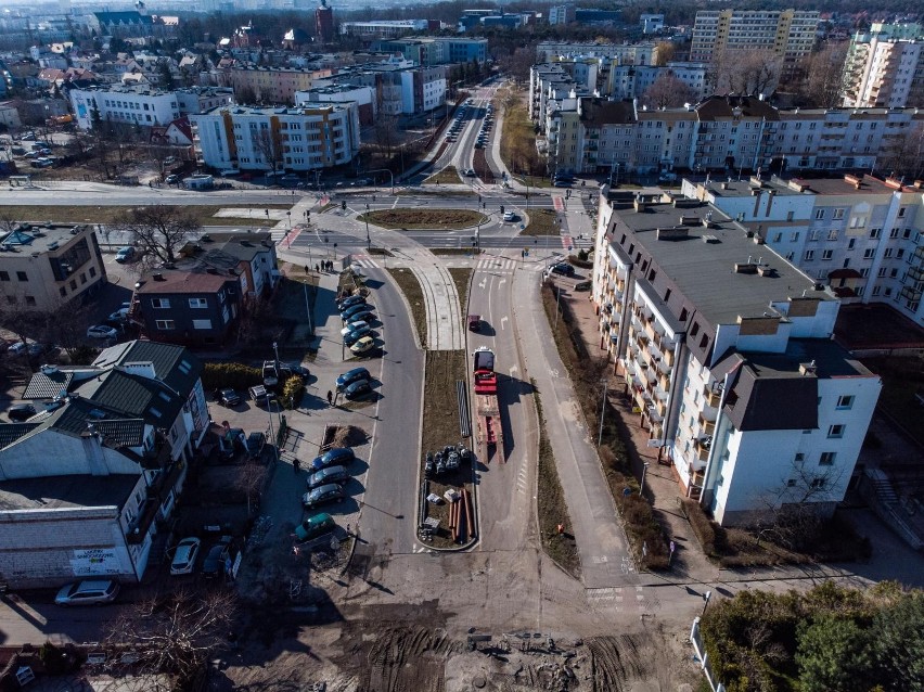 W październiku ruszyła budowa linii tramwajowej na osiedle...