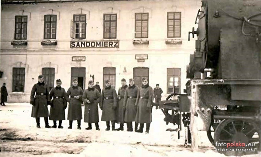 1939 , Dworzec kolejowy, Sandomierz