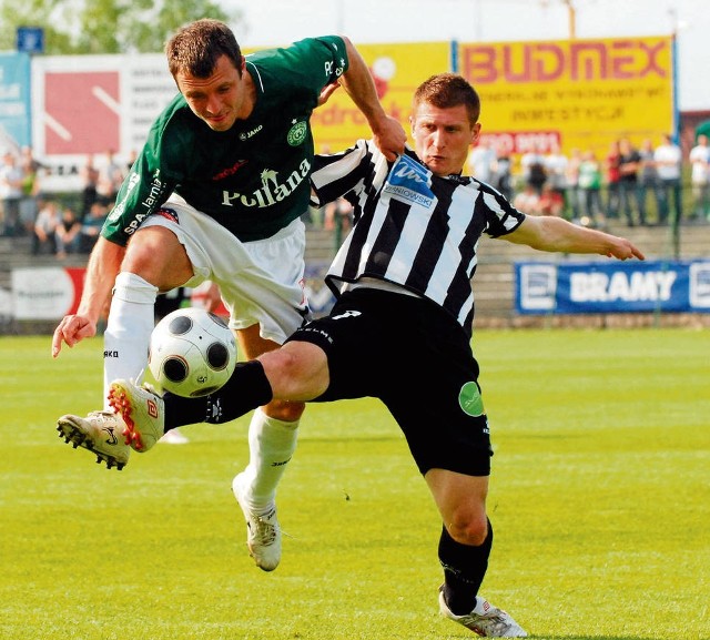 Maciej Bębenek (z prawej) grał m.in. w Górniku Zabrze Adama Nawałki