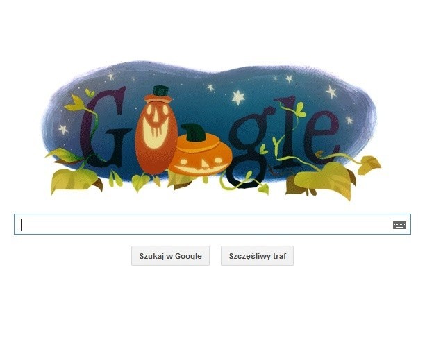 Halloween 2014 - GOOGLE dało DOODLE