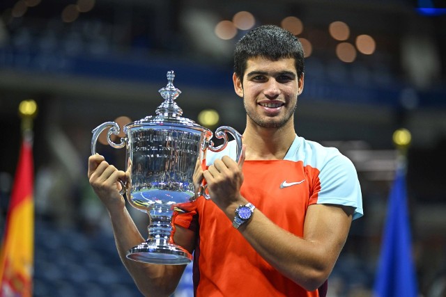 Tenisista Carlos Alcaraz na czele rankingu ATP