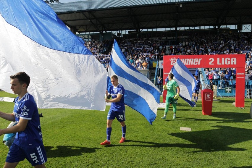 3.10.2021. Kibice na meczu Ruch Chorzów - Stal Rzeszów....