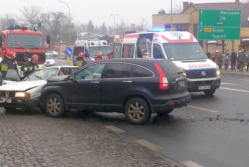 80-letni kierowca audi prawdopodobnie wymusił pierwszeństwo...